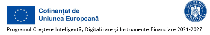 Cofinanțat de Uniunea Europeană — Programul Creștere Inteligentă, Digitalizare și Instrumente Financiare 2021-2027
